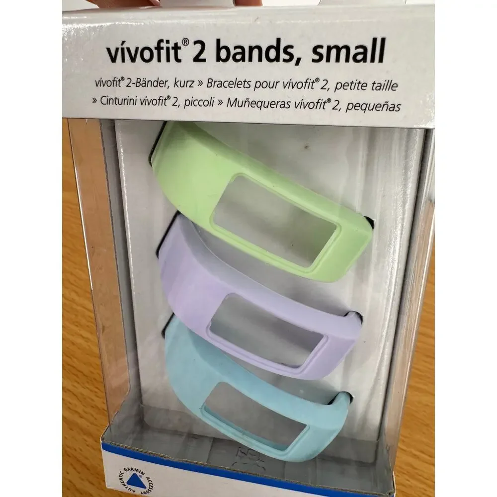 Garmin Vivofit 2 bands small 3 pack pastel replacement wristbands silicon